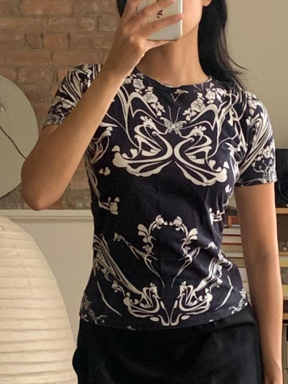 Issey Miyake Butterfly Short Sleeve Top Cotton JP2